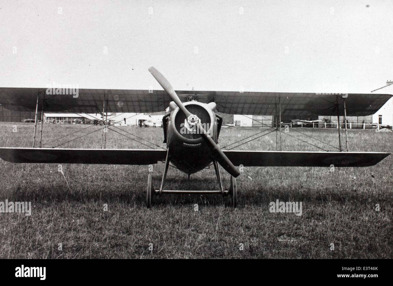 Lo SPAD VII era un caccia biplano francese utilizzato durante la prima guerra mondiale, rinomato per la sua velocità e manovrabilità, divenne uno dei caccia più efficaci della guerra, pilotato da molti piloti alleati. Foto Stock