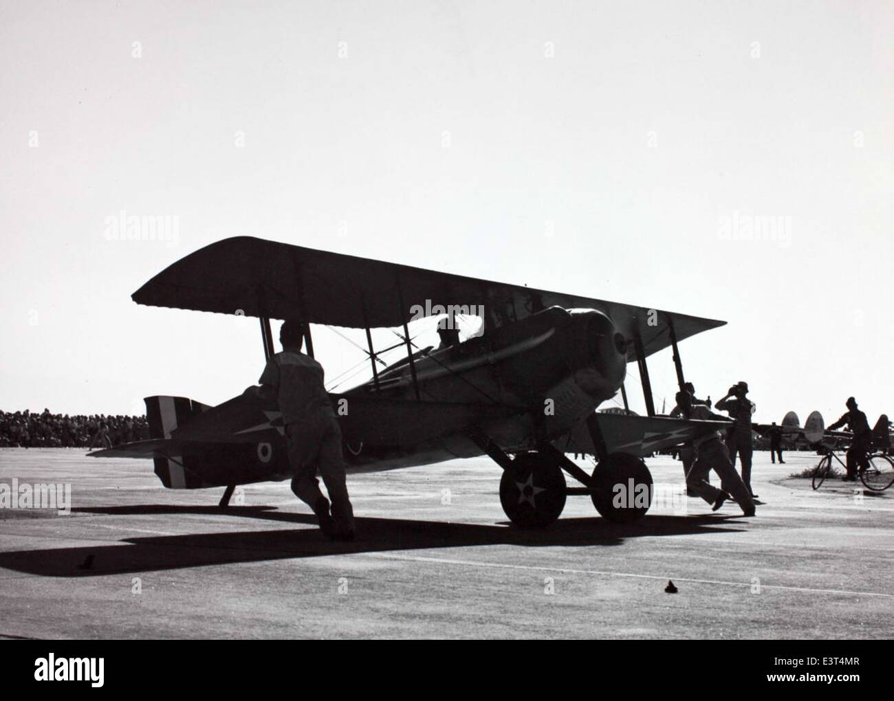 Lo SPAD XIII (S.12) era un caccia biplano francese utilizzato durante la prima guerra mondiale. Fu uno dei velivoli alleati di maggior successo ed efficacia della guerra. Foto Stock