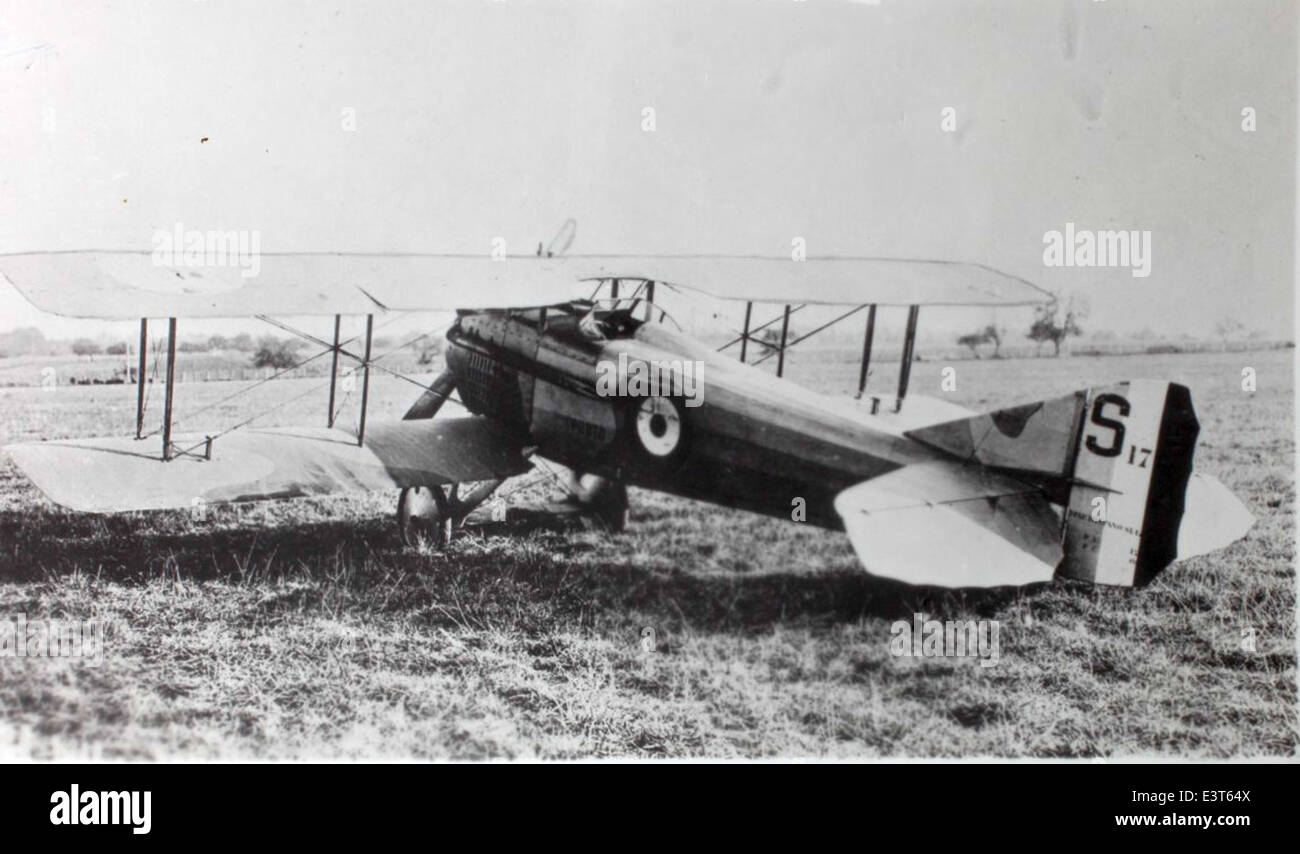 Lo SPAD VII era un caccia francese ampiamente utilizzato durante la prima guerra mondiale. Noto per la sua robusta costruzione e l'eccellente manovrabilità, giocò un ruolo chiave nella vittoria delle forze alleate sulle potenze centrali. Foto Stock