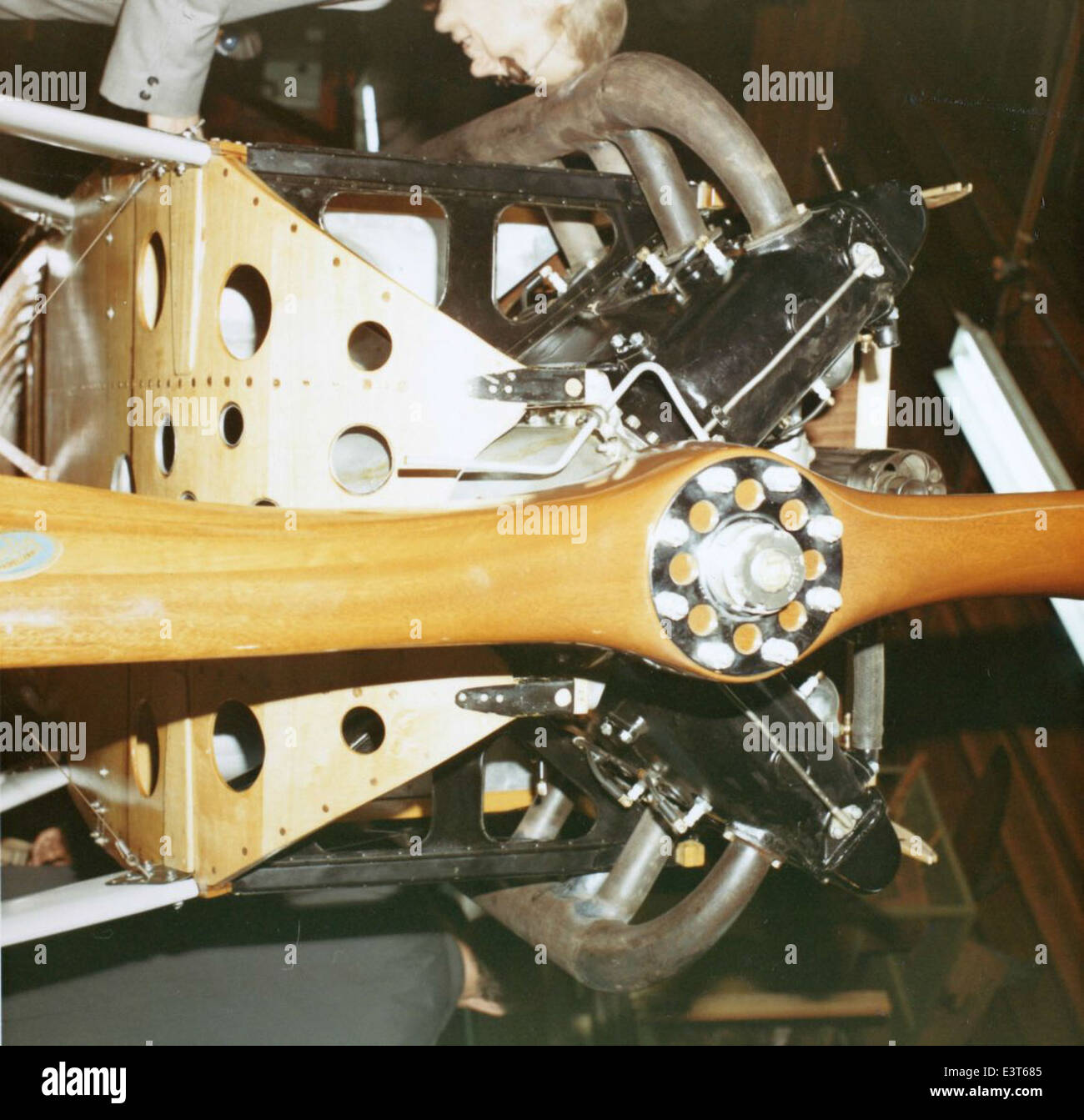 Lo SPAD VII era un caccia francese della prima guerra mondiale noto per il suo design robusto e le alte prestazioni in combattimento aereo. Fu ampiamente utilizzato dalle forze francesi e alleate durante la guerra. Foto Stock