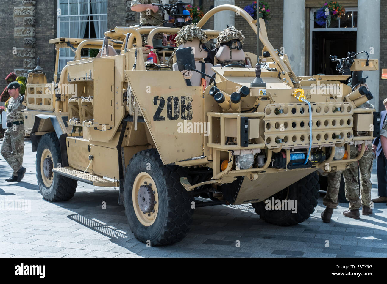 Salisbury, Regno Unito. Il 29 giugno, 2014. Forze armate giorno in Salisbury. Forze armate giorno 2014 eventi saranno organizzati in tutto il paese. Credito: Paul Chambers/Alamy Live News Foto Stock