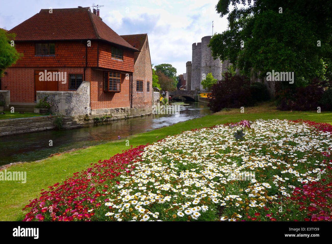 Westgate gardens Canterbury Foto Stock