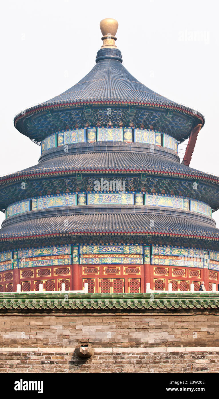 Sala della Preghiera del Buon Raccolto nel Tempio del Cielo (altare del cielo) a Pechino, Cina Foto Stock