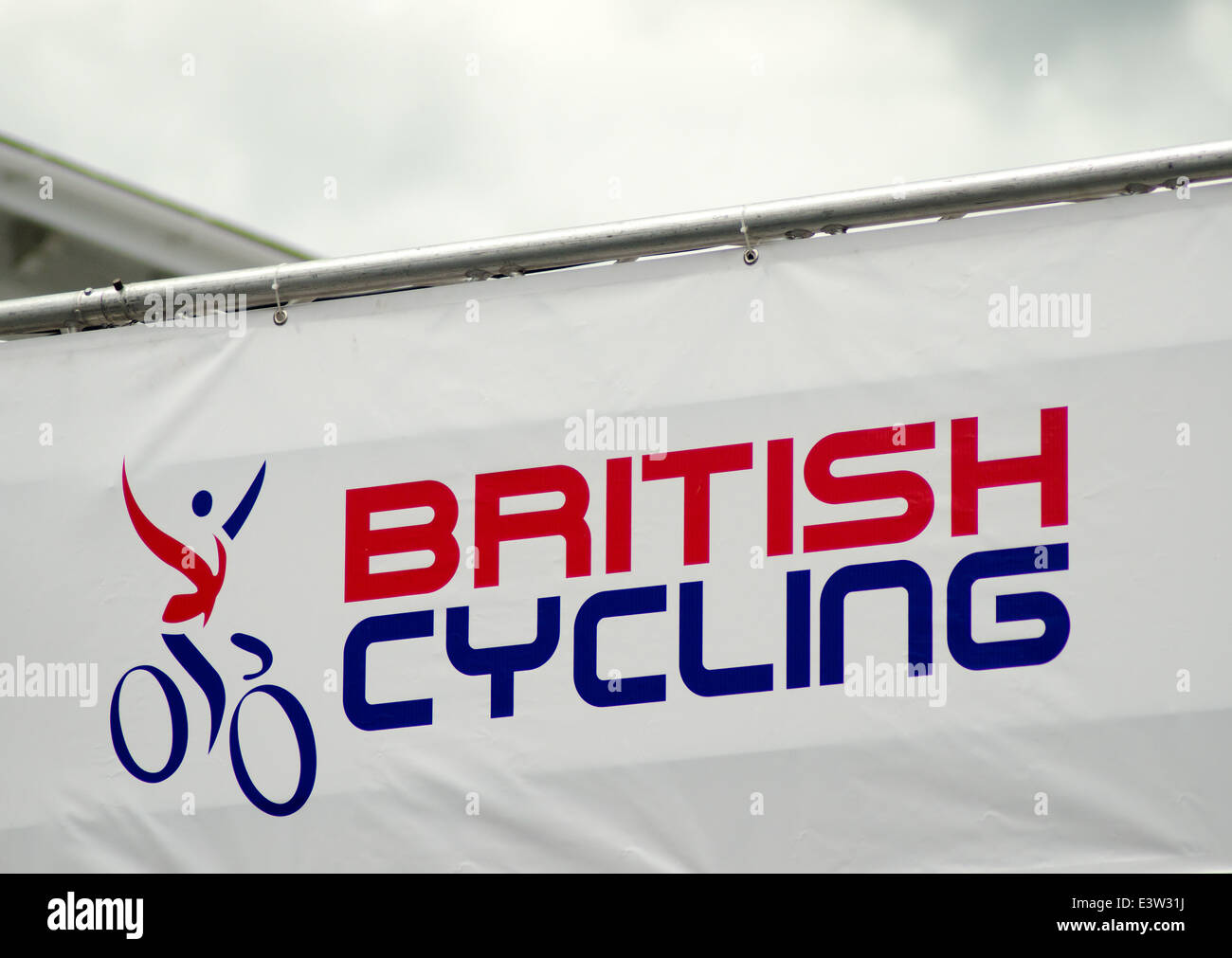 British Ciclismo Banner Foto Stock