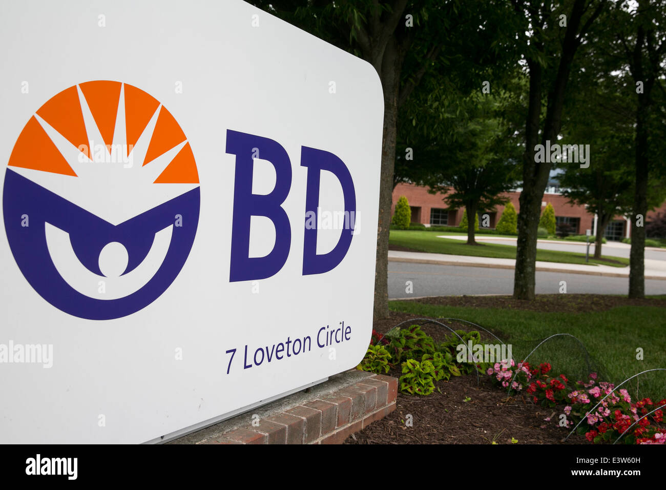 Un impianto del medical technology company Becton, Dickinson e Company (BD) in scintille, Maryland. Foto Stock