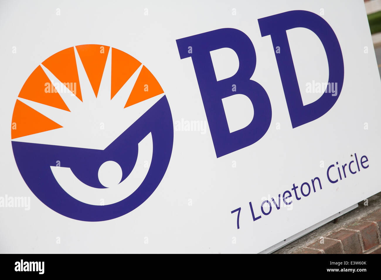 Un impianto del medical technology company Becton, Dickinson e Company (BD) in scintille, Maryland. Foto Stock