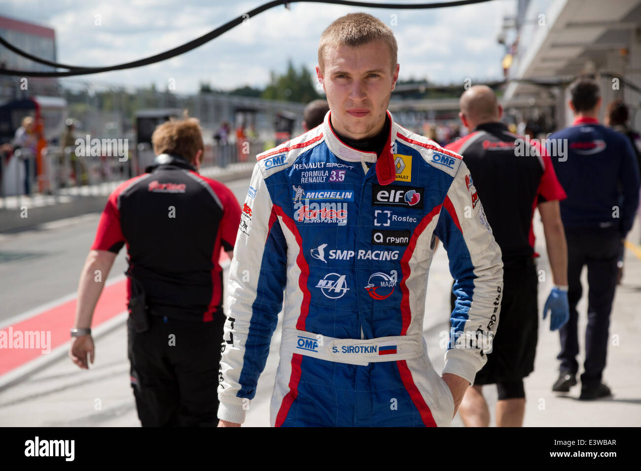 La World Series by Renault Eurocup Formula Renault 2.0 e 3.5 in tondo su Mosca Raceway il 29 di giugno 2014, Russia Foto Stock