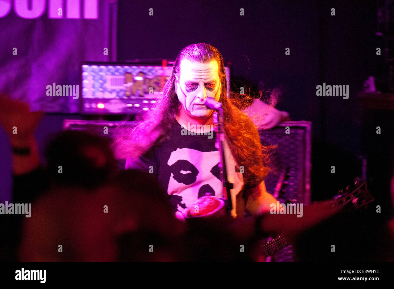 I Misfits - american punk band. Solo uso editoriale Foto Stock