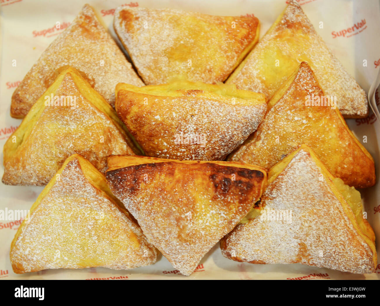 Panzerotti di Apple Foto Stock