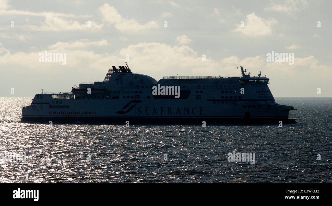 DOVER,Inghilterra. - SEAFRANCE RODIN - Traghetti passeggeri, voce per Dover. Foto: Jonathan Eastland/Ajax Foto Stock