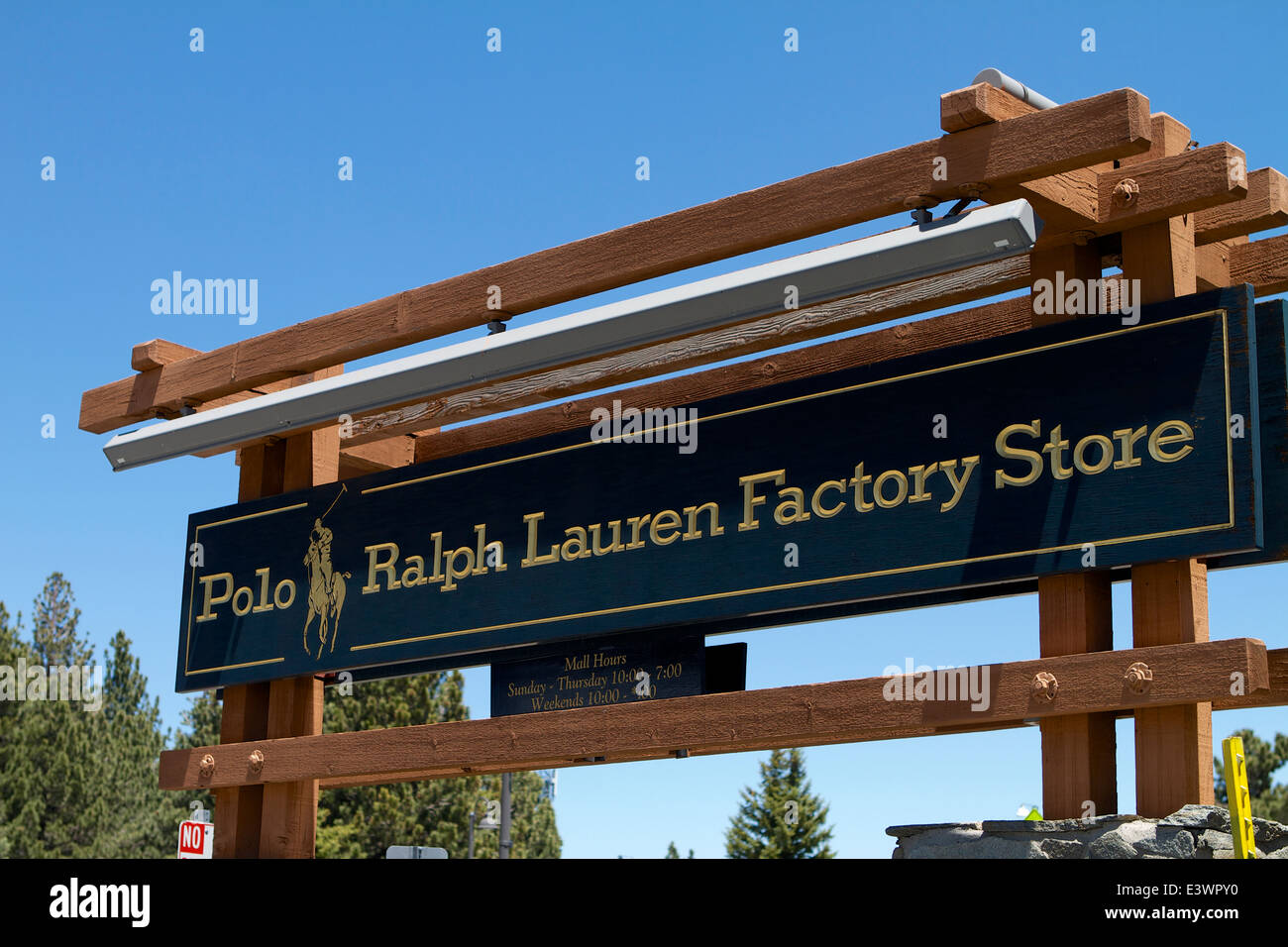 Ralph Lauren factory store in Mammoth California Foto Stock