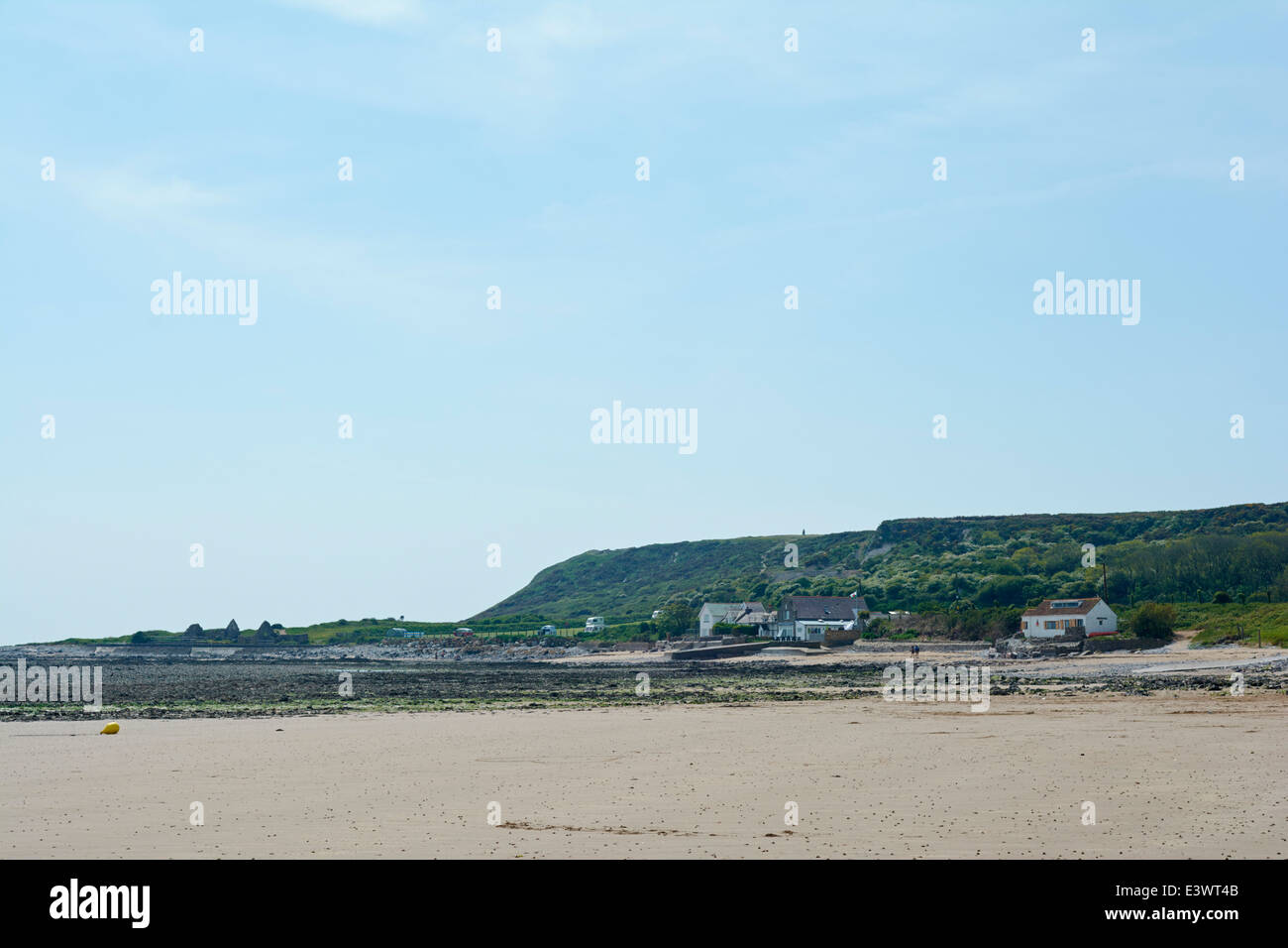 Port-Eynon Beach - Gower, Wales, Regno Unito Foto Stock