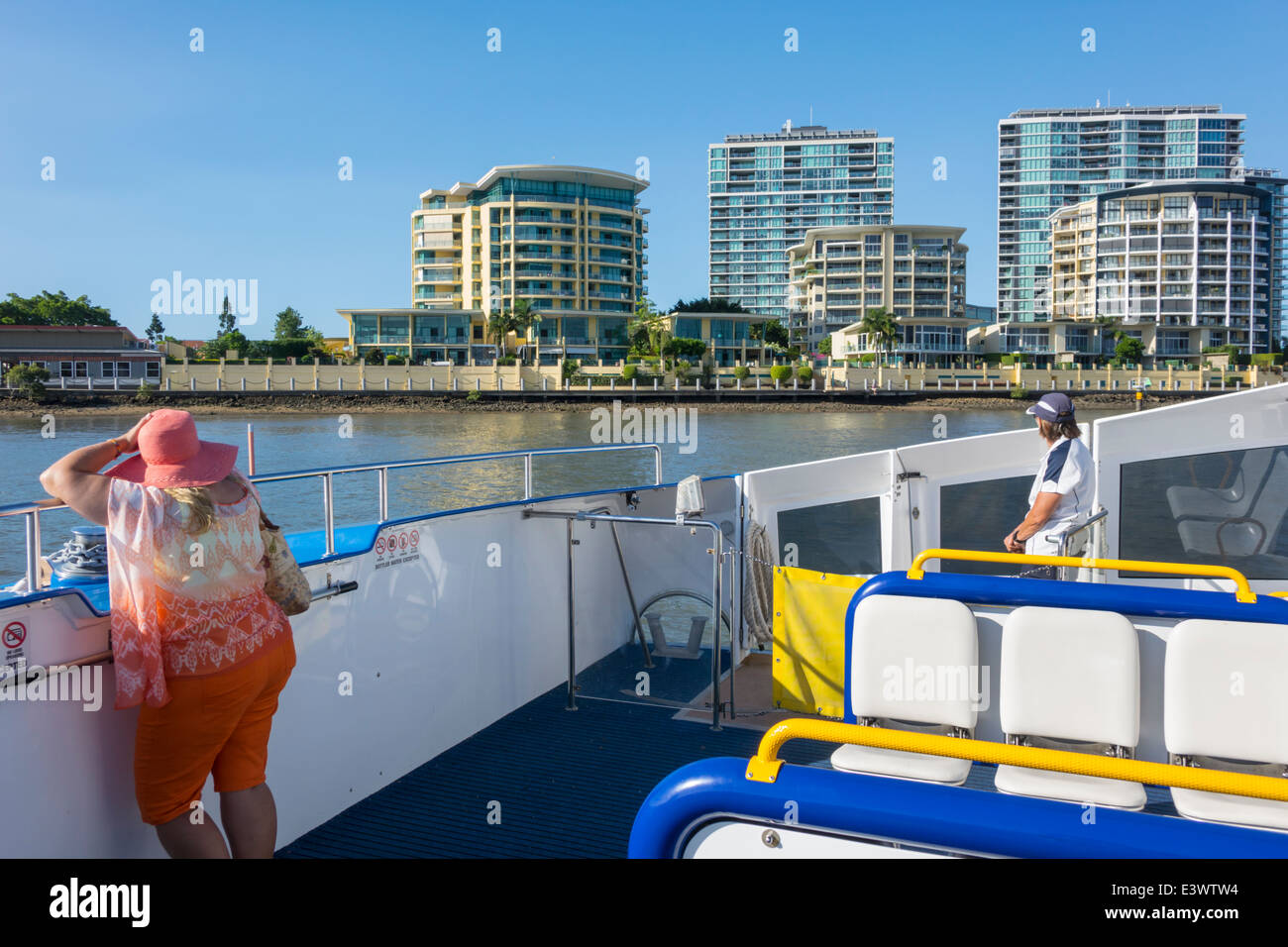 Brisbane Australia,Queensland Brisbane River Water,Hamilton,Waterfront,Residences,condomini condomini condomini residence appartamenti Foto Stock