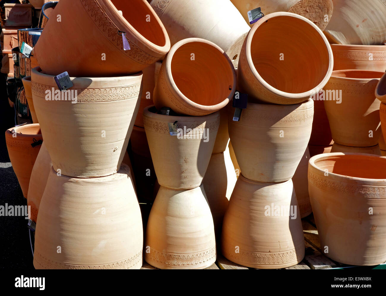 vasi per piante Foto Stock