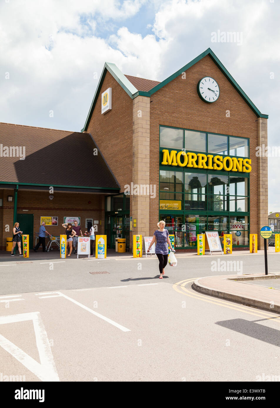 Morrisons store nel Regno Unito di Porro Foto Stock