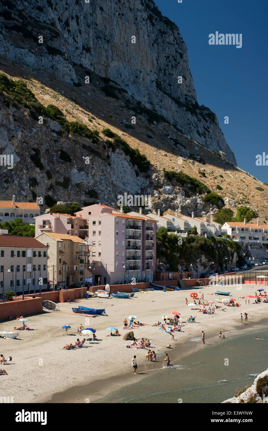 Catalan Bay Gibilterra Foto Stock