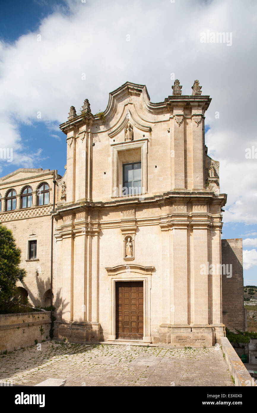 Chiesa di Sant' Agostino, Matera, Basilicata, Italia, Europa Foto Stock