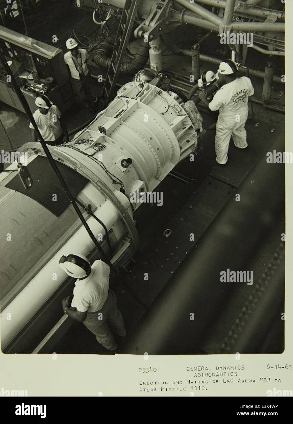 Il programma Convair/General Dynamics Atlas, che includeva il missile Ranger, giocò un ruolo significativo nello sviluppo della tecnologia missilistica statunitense durante la Guerra fredda. Il progetto includeva applicazioni sia aerospaziali che militari, dando forma al futuro della tecnologia missilistica e dell'esplorazione spaziale. Foto Stock