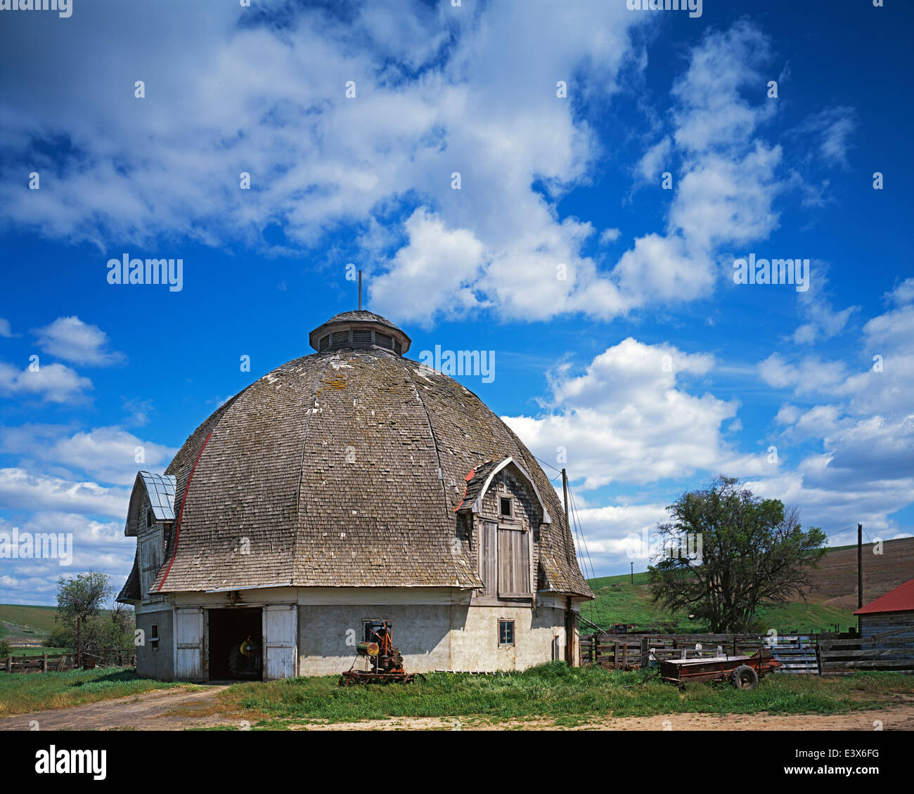 Stati Uniti d'America, Washington, Endicott, granaio Foto Stock