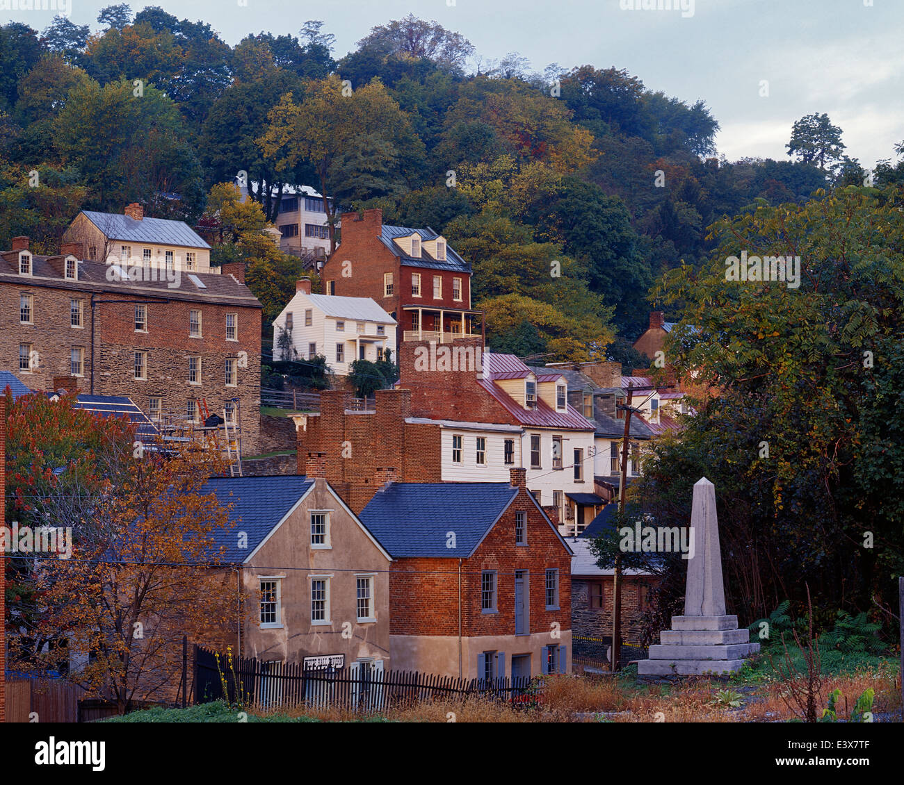 Stati Uniti d'America, West Virginia, harpers Ferry National Historical Park, harpers Ferry Foto Stock