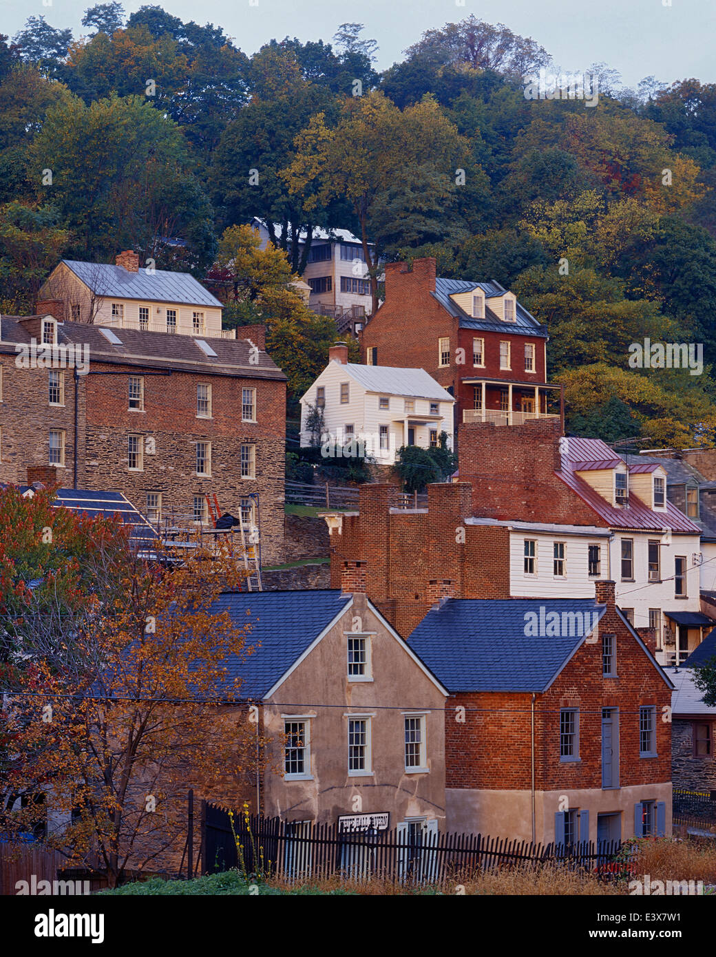 Stati Uniti d'America, West Virginia, harpers Ferry National Historical Park, harpers Ferry Foto Stock