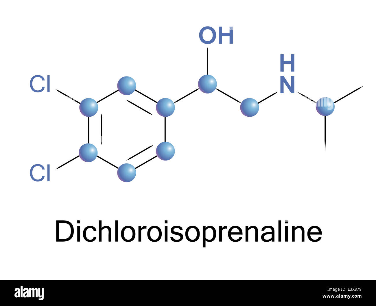 Dichloroisoprenaline Foto Stock