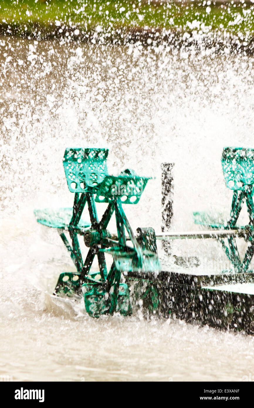 Turbina di acqua in Thailandia Foto Stock