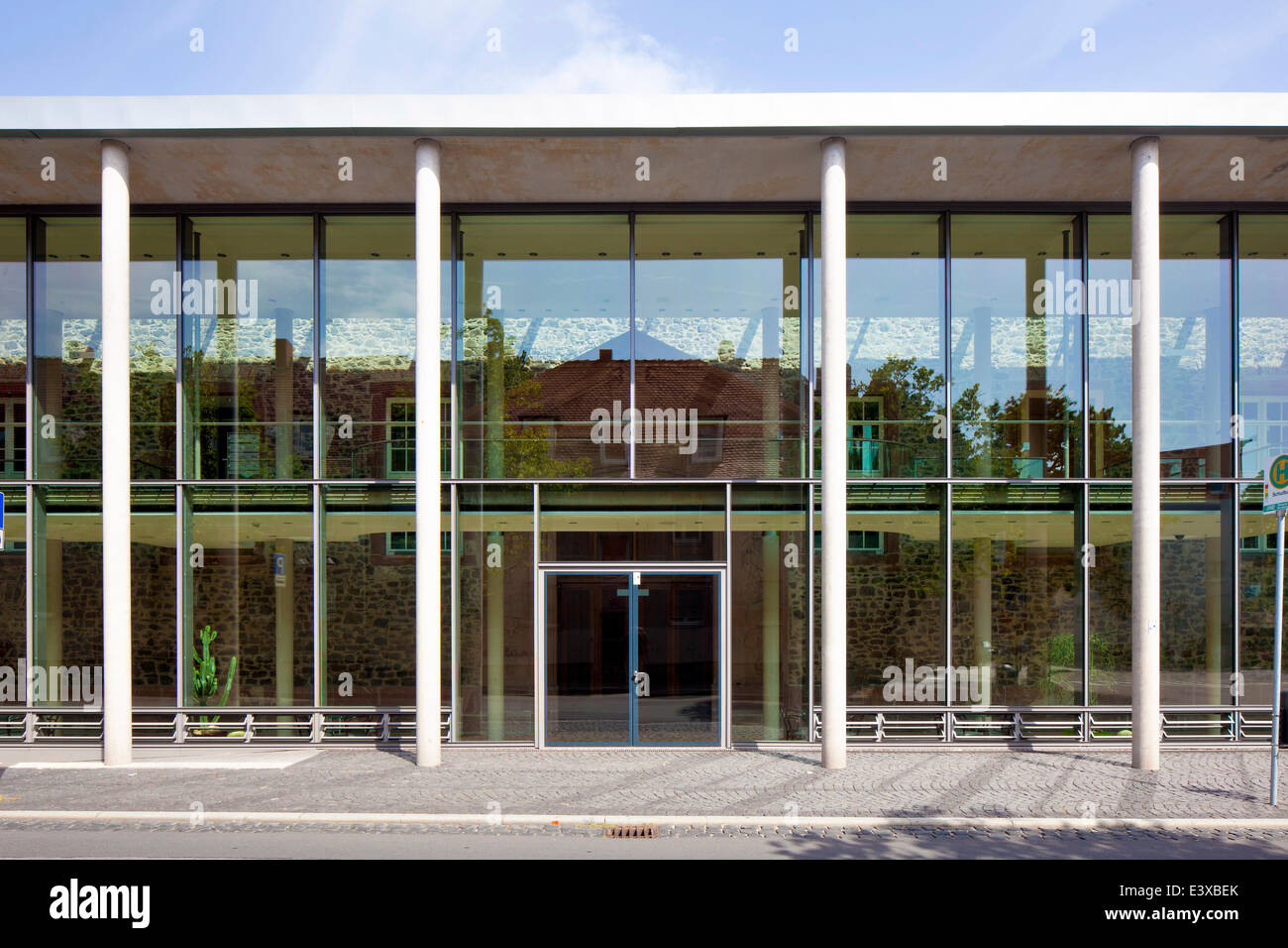 Congresso Park Hanau, venue hall, centro culturale e congressuale, ex scuderie classicistic con contemporanea espansione, Hanau Foto Stock