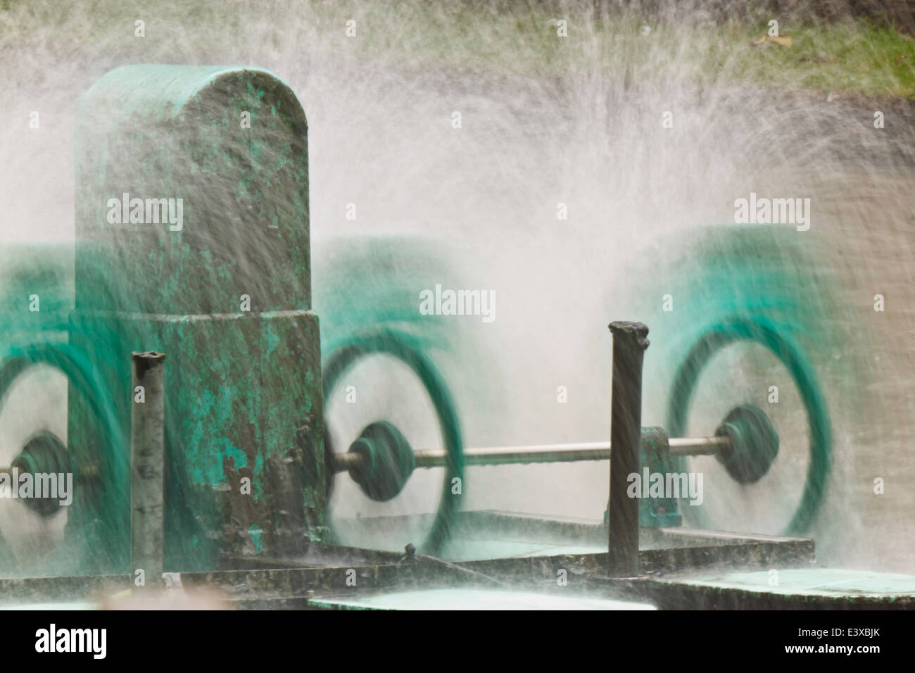 Turbina di acqua in Thailandia Foto Stock