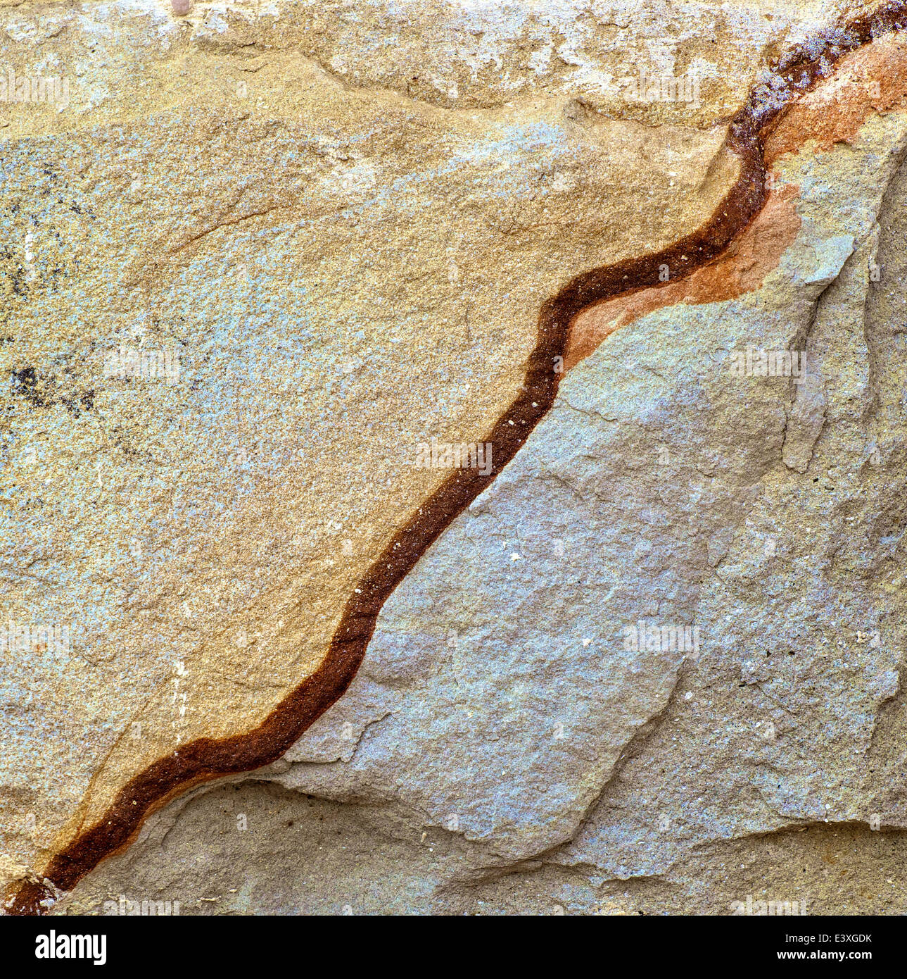 Crescita della linea sulla parete Foto Stock