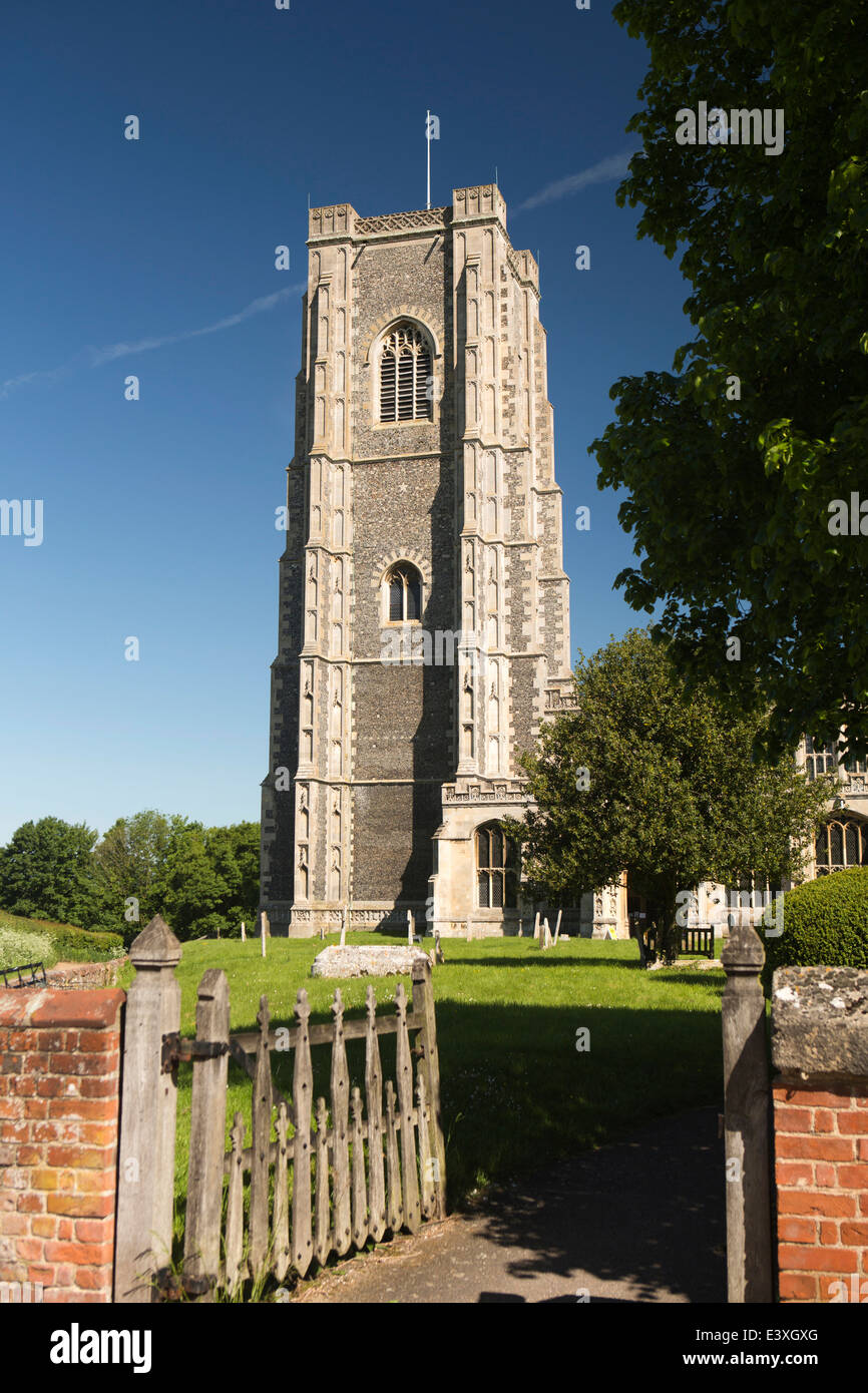 Regno Unito Inghilterra, Suffolk, Lavenham, Chiesa Parrocchiale di San Pietro e di San Paolo Foto Stock