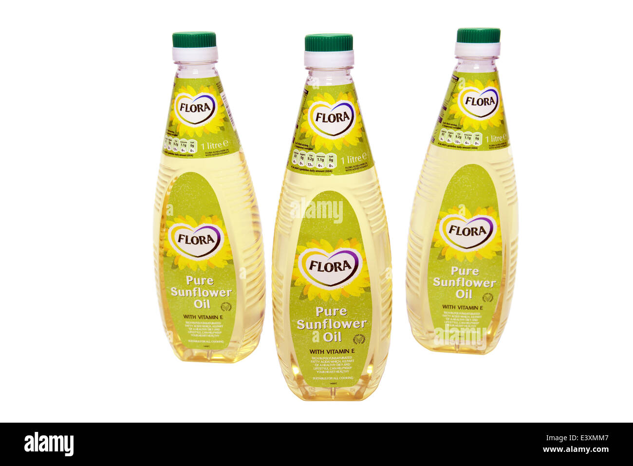 La flora di olio di semi di girasole Foto Stock