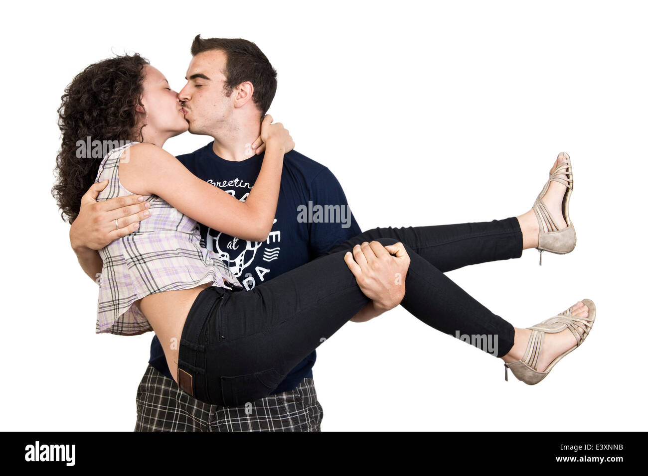 Bacio Foto Stock