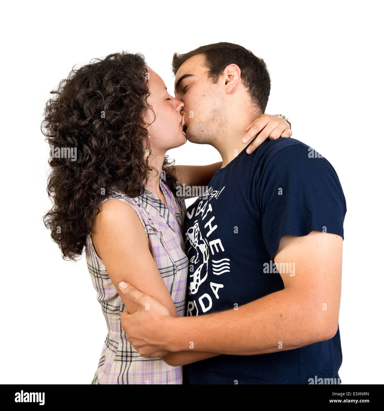 Bacio Foto Stock