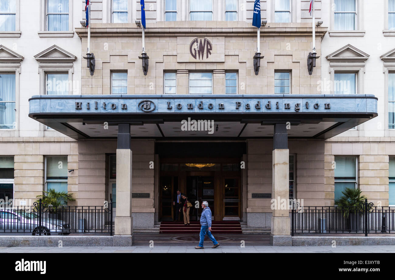 Hilton hotel Paddington-London Foto Stock