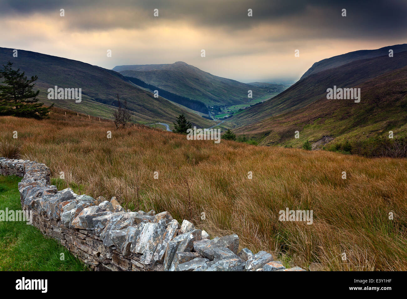 Glengesh Pass, Contea di Donegal, Irlanda Foto Stock