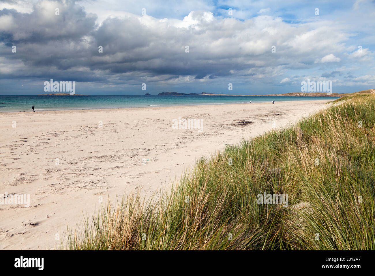 A Carrickfinn, un irlandese spiaggia sabbiosa Foto Stock