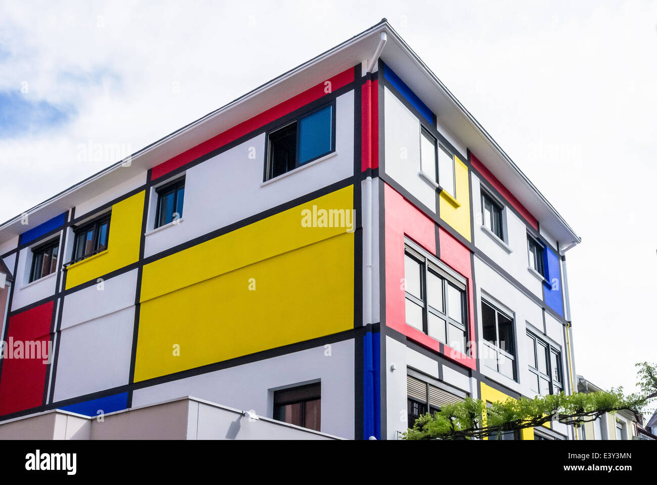 Maison Mondrian, guest house bed and breakfast alloggio, Mulhouse, Haut-Rhin, Alsazia, Francia, Europa Foto Stock