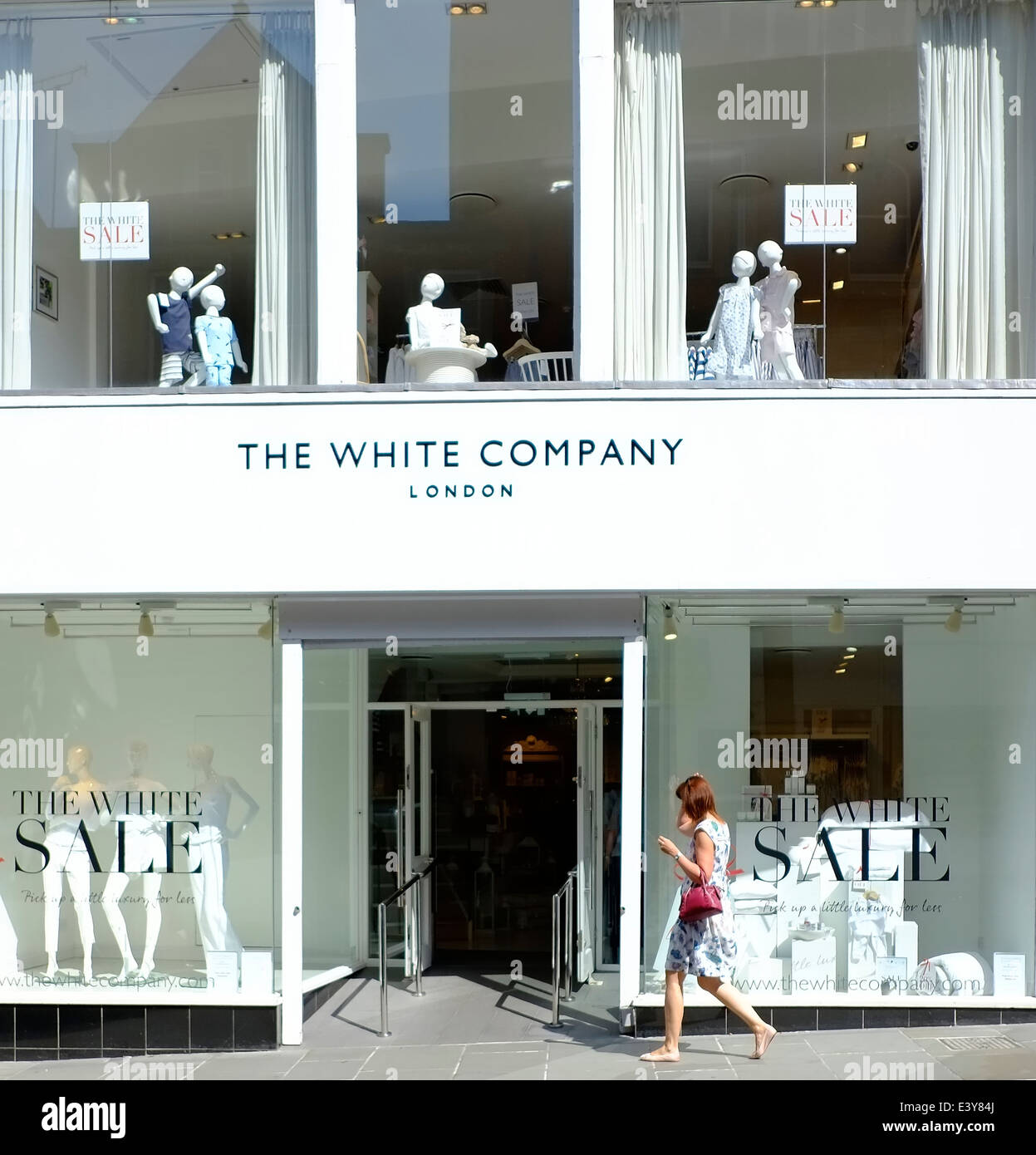 Il White Company shop store Nottingham England Regno Unito Foto Stock