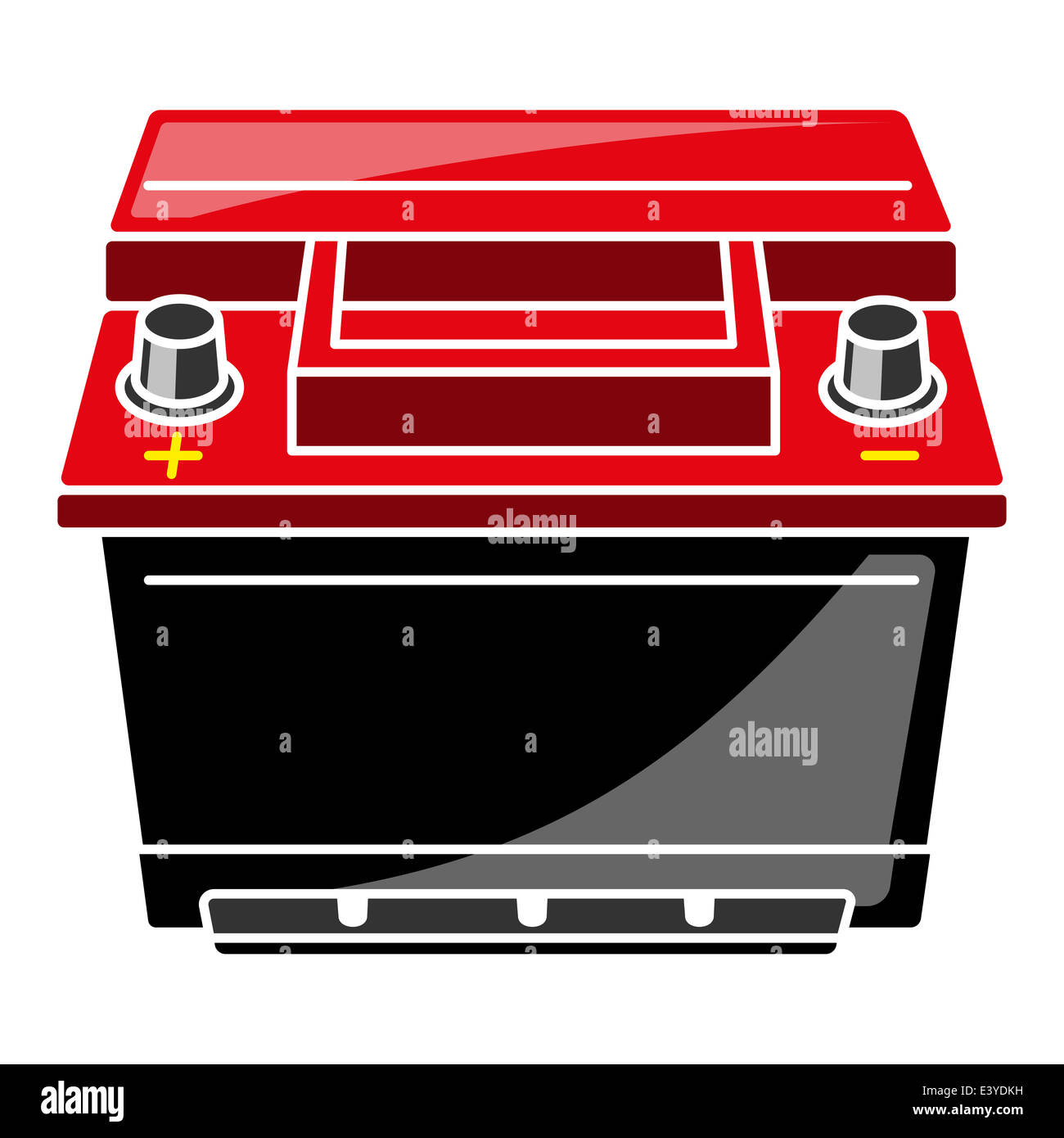 Batteria auto illustrazione vettoriale Foto Stock