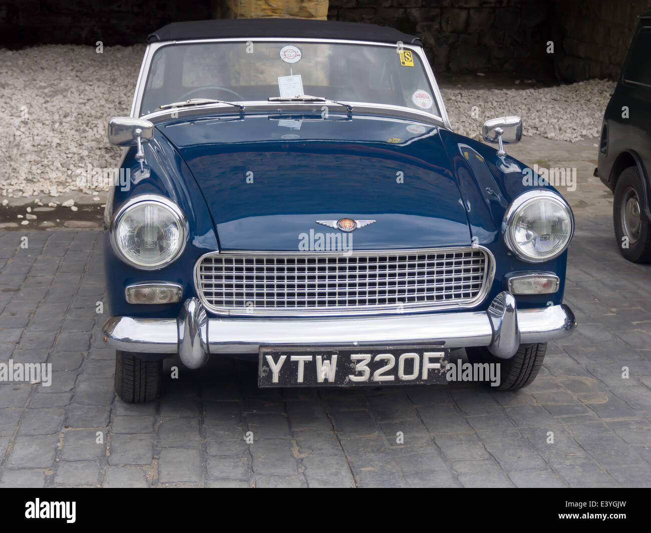 Un 1967/68 Austin Healey Sprite auto sportiva nel North Yorkshire England Regno Unito Foto Stock