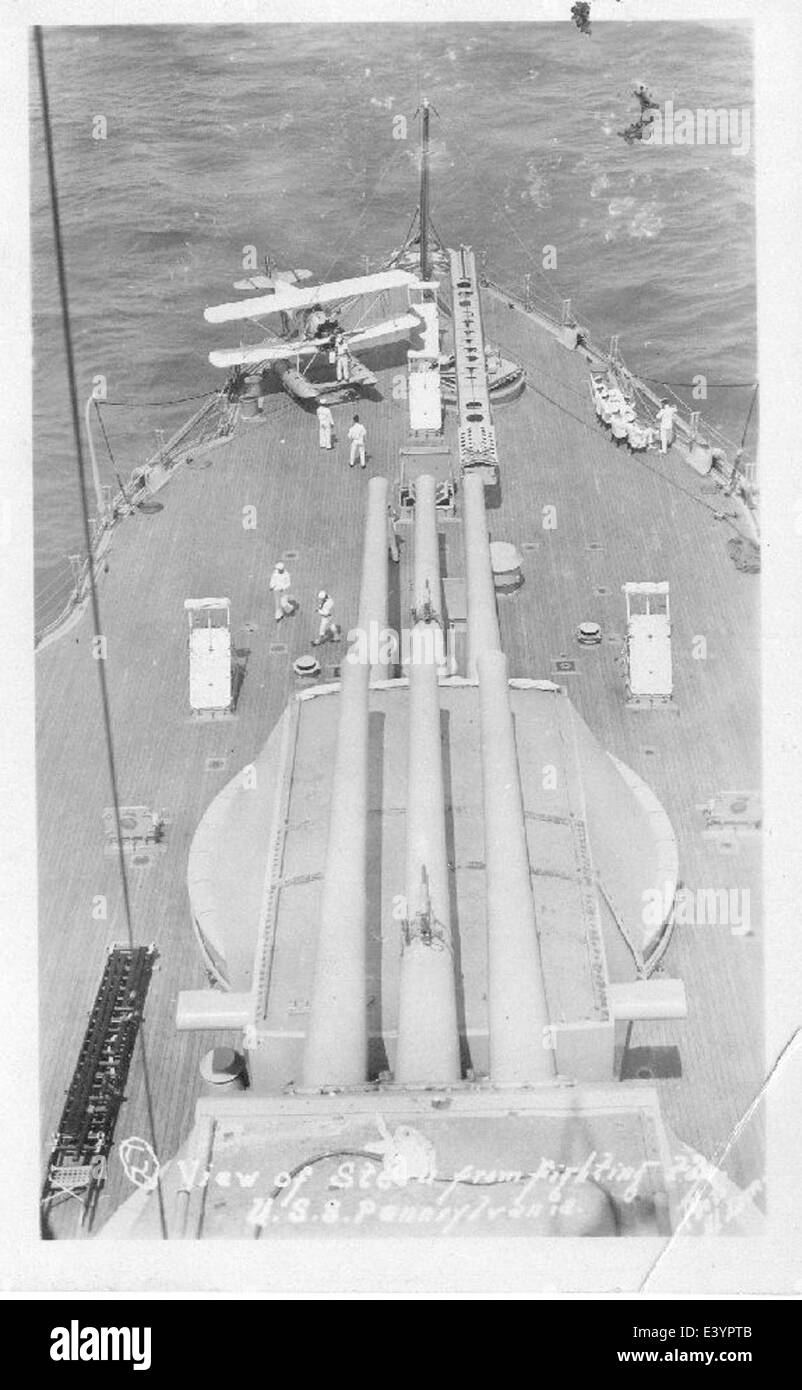 USS Pennsylvania BB-38 Foto Stock