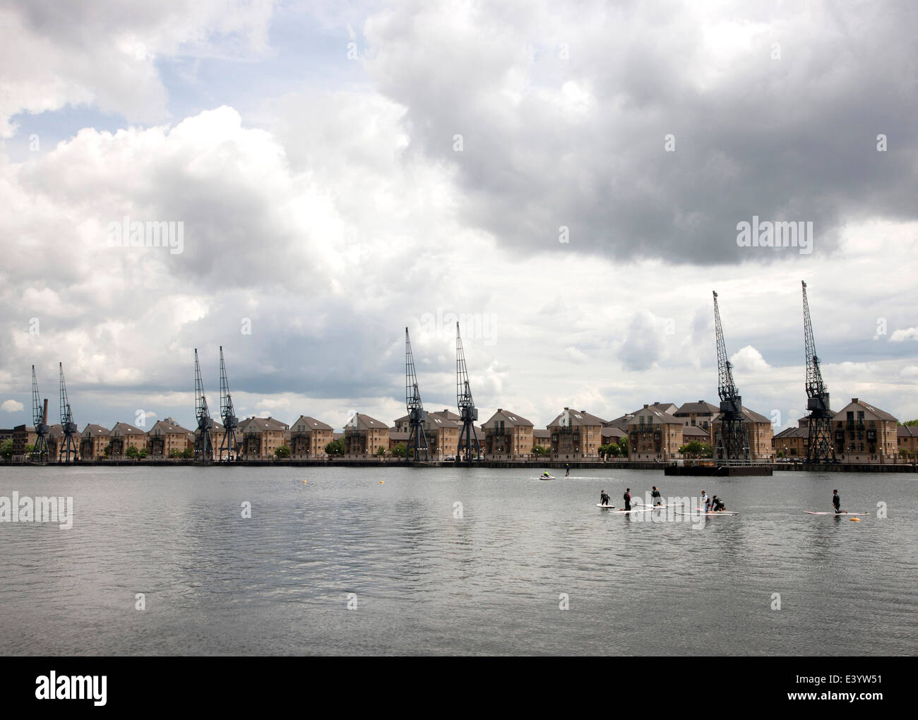 London Docklands East End la rigenerazione Foto Stock