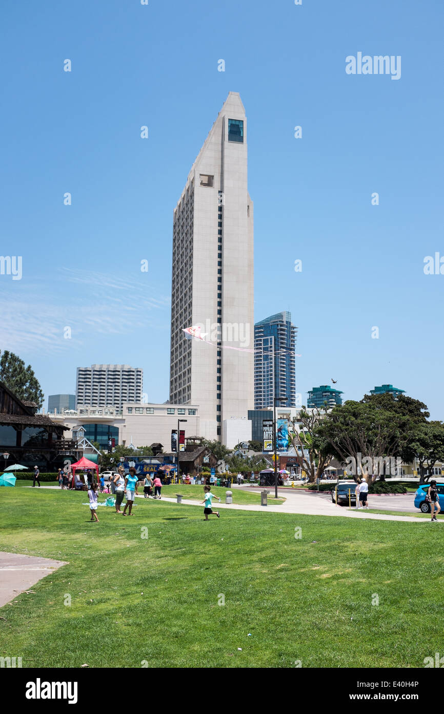 Il Seaport Village, San Diego, California, Stati Uniti d'America Foto Stock