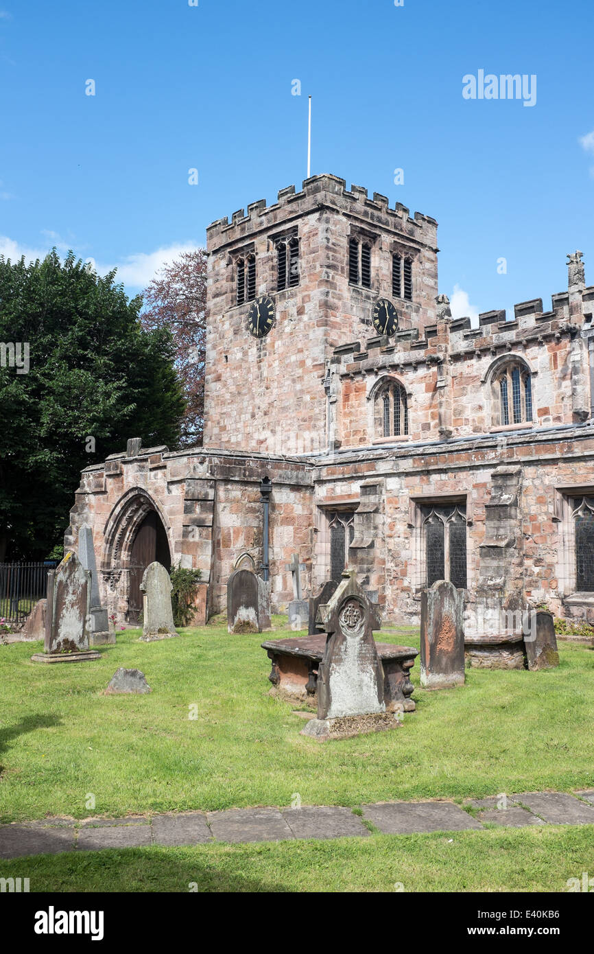 Chiesa di San Lorenzo, Appleby in Westmorland, Cumbria, Regno Unito Foto Stock