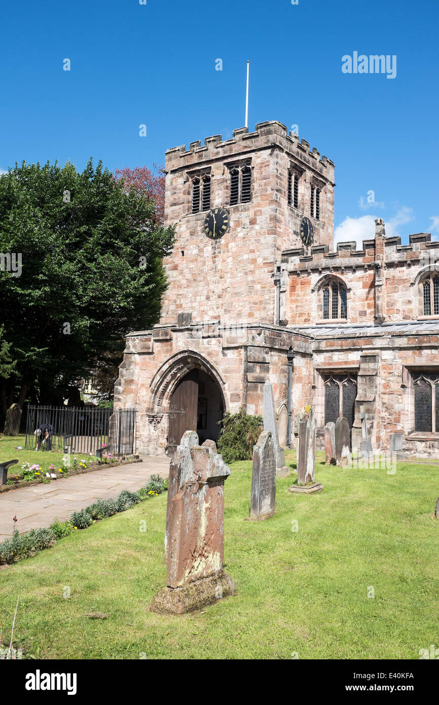 Chiesa di San Lorenzo, Appleby in Westmorland, Cumbria, Regno Unito Foto Stock