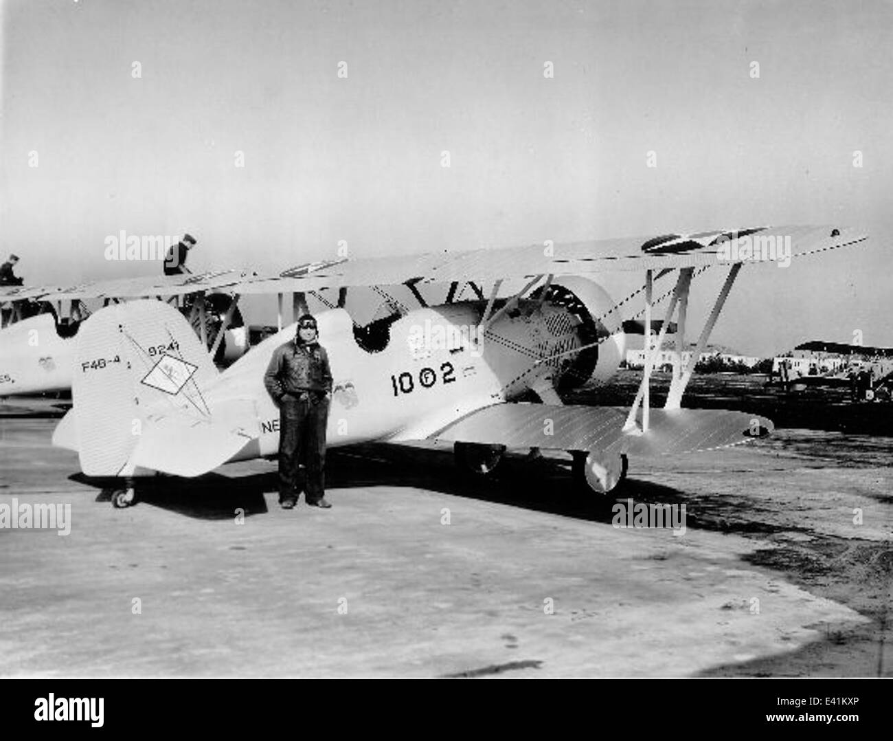 Una fotografia di un velivolo F4B4 del corpo dei Marines degli Stati Uniti, che mostra il suo ruolo di caccia e ricognizione nei primi anni dell'aviazione navale. Foto Stock