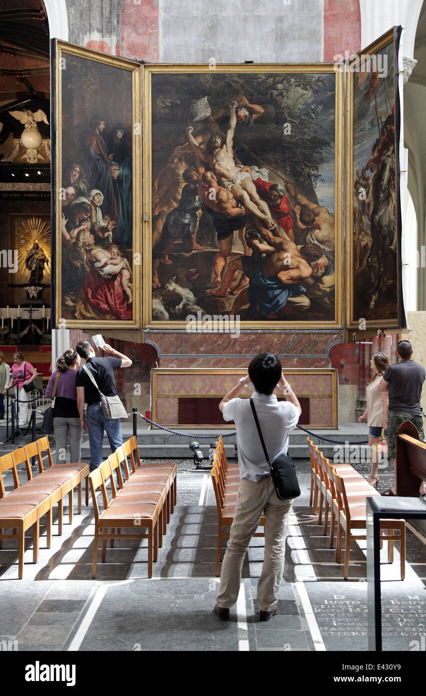 Peter Paul Rubens - innalzamento della croce (dettaglio) - WGA20206 Foto  stock - Alamy