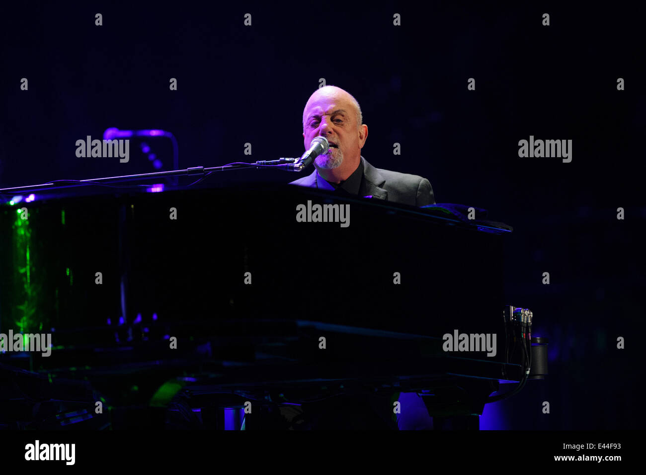 Billy Joel esegue per la prima volta come artista in residenza presso il Madison Square Garden con: Billy Joel dove: New York New York, Stati Uniti quando: 27 Gen 2014 Foto Stock