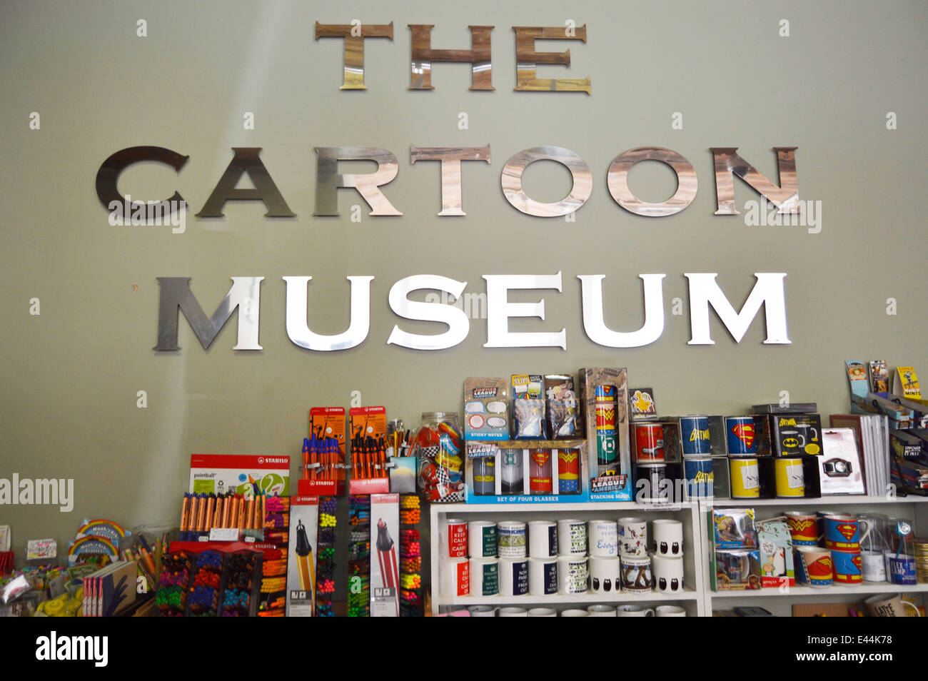 Il museo del fumetto,Londra,UK Foto Stock